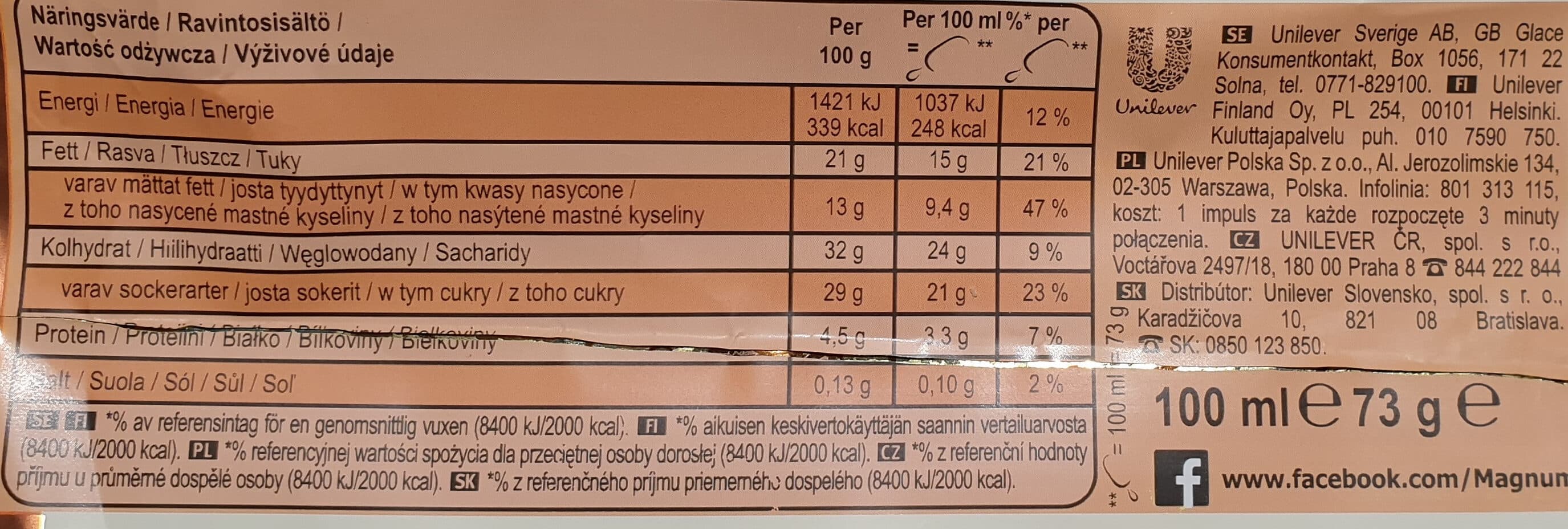 Magnum White Chocolate Almond packshot