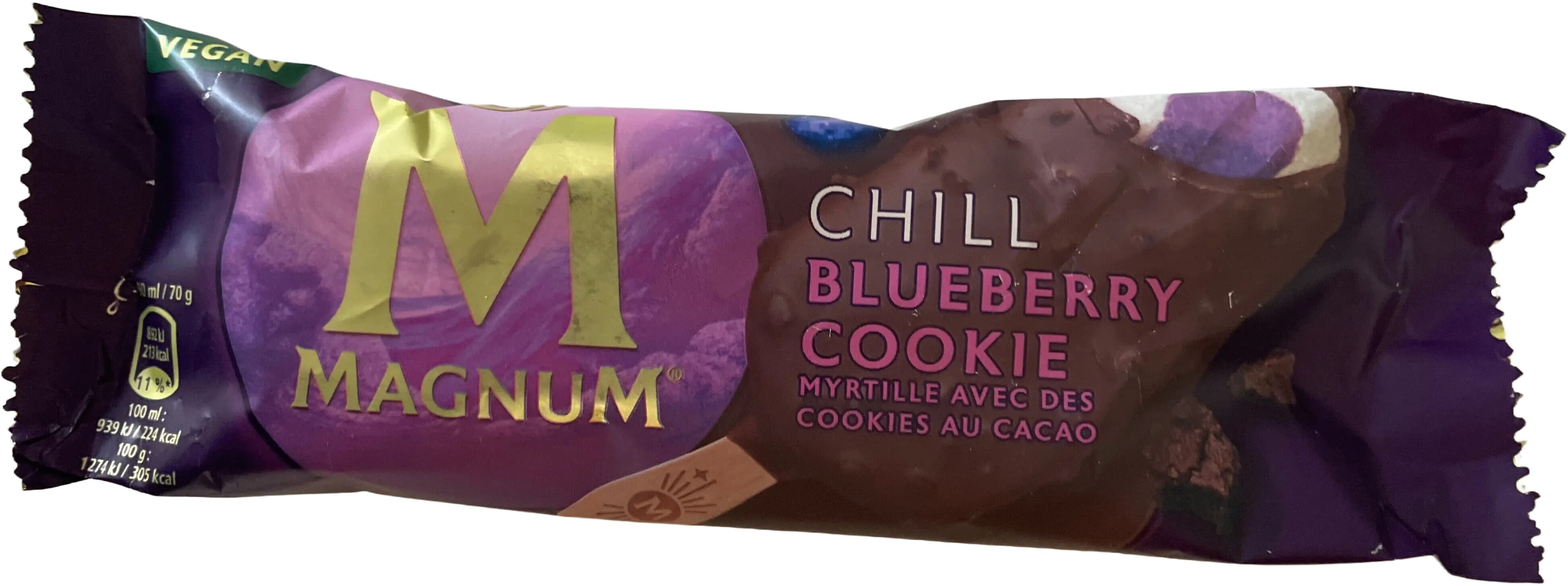 Magnum Nanuk s borůvkovými cookies packshot