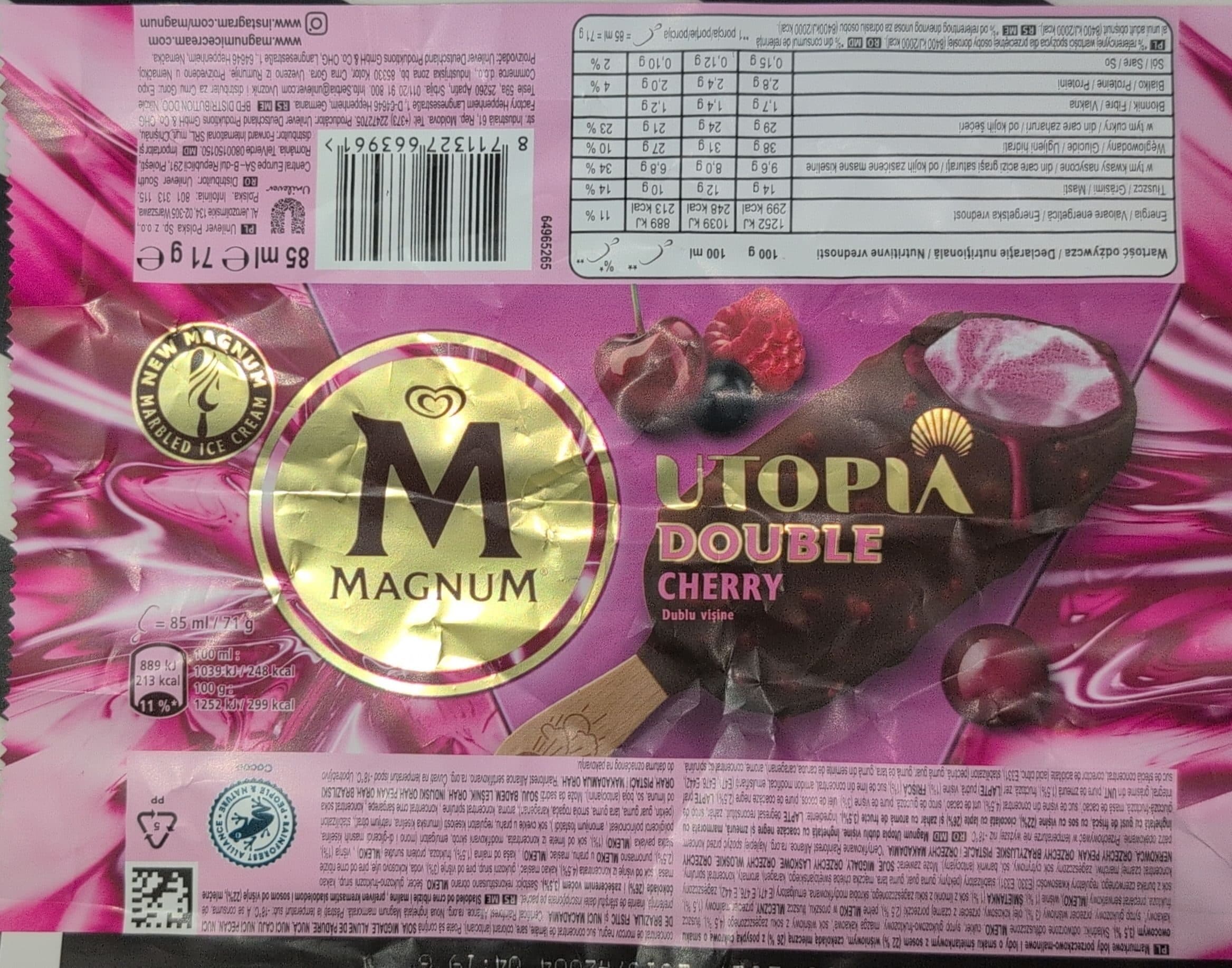 Magnum Utopia Double Cherry packshot