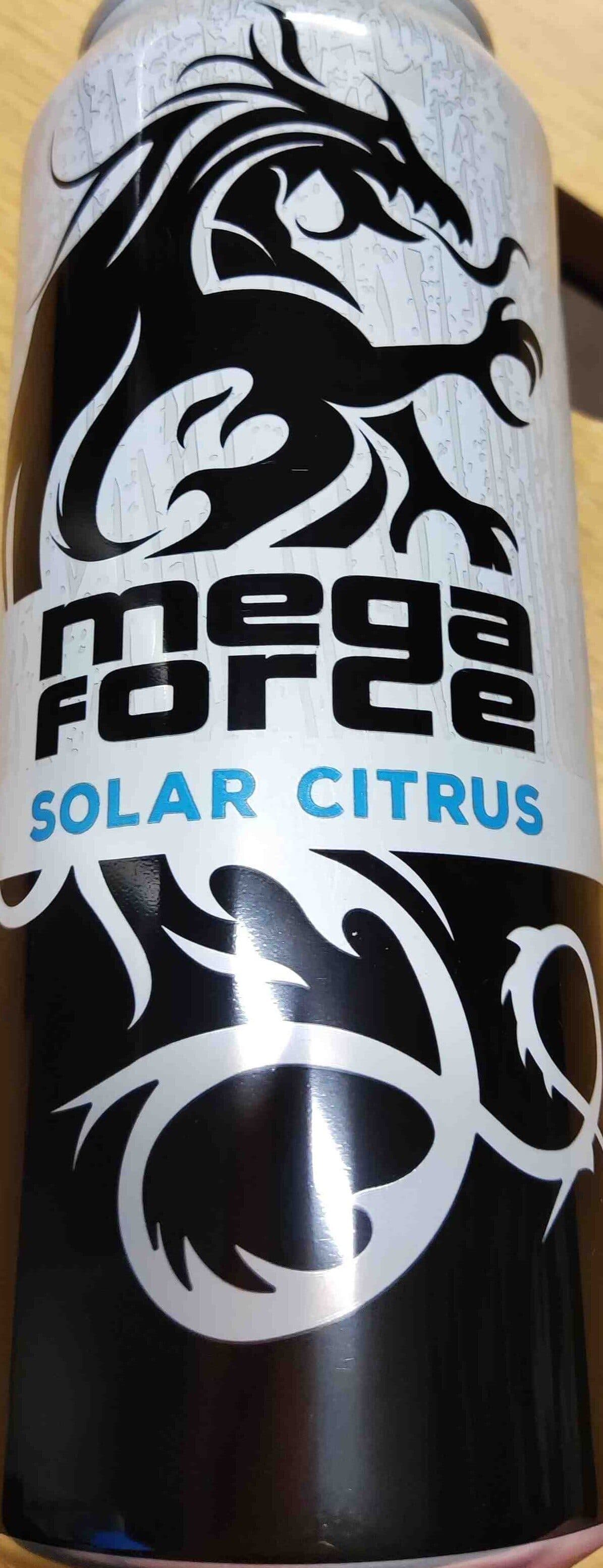 Refresco benelux megaforce solar citrus packshot