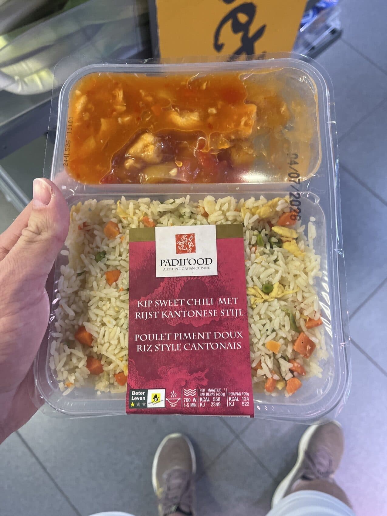 Padifood Kip Sweet Chili Met Rijst Kantonese Stijl packshot
