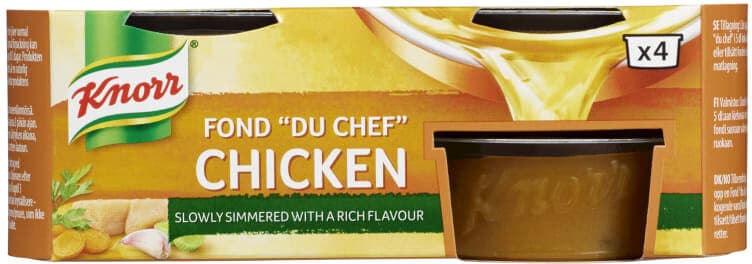 Unilever norge Fond “du Chef” Chicken packshot