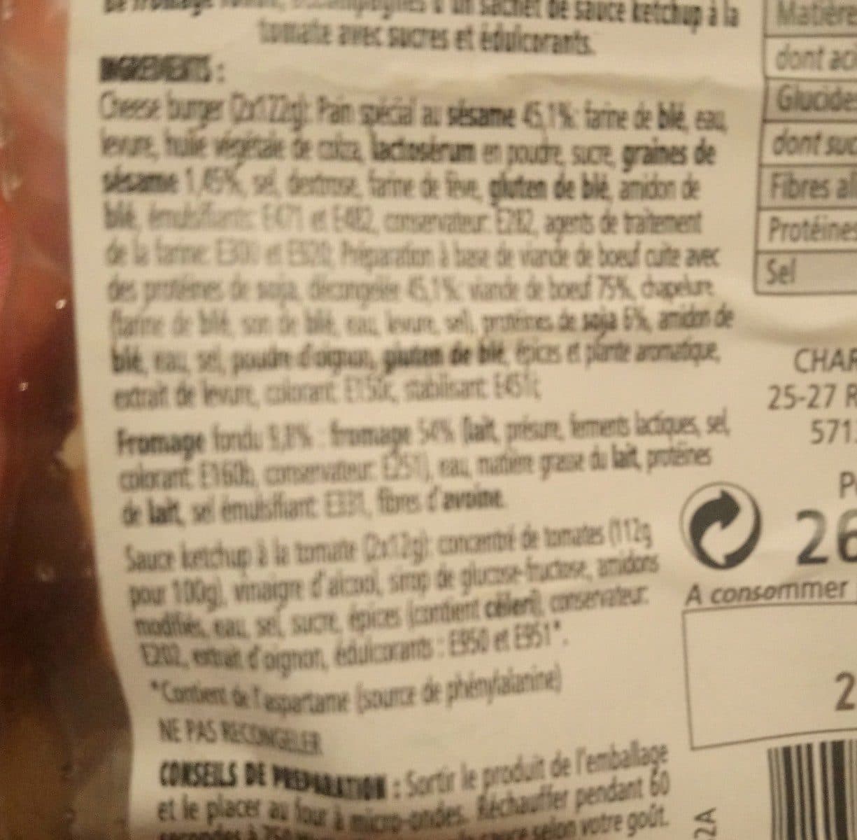 Texas James Cheese burgers packshot