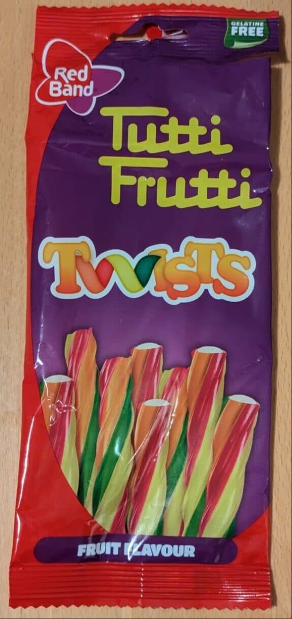 Red Band Tutti Frutti Twists packshot