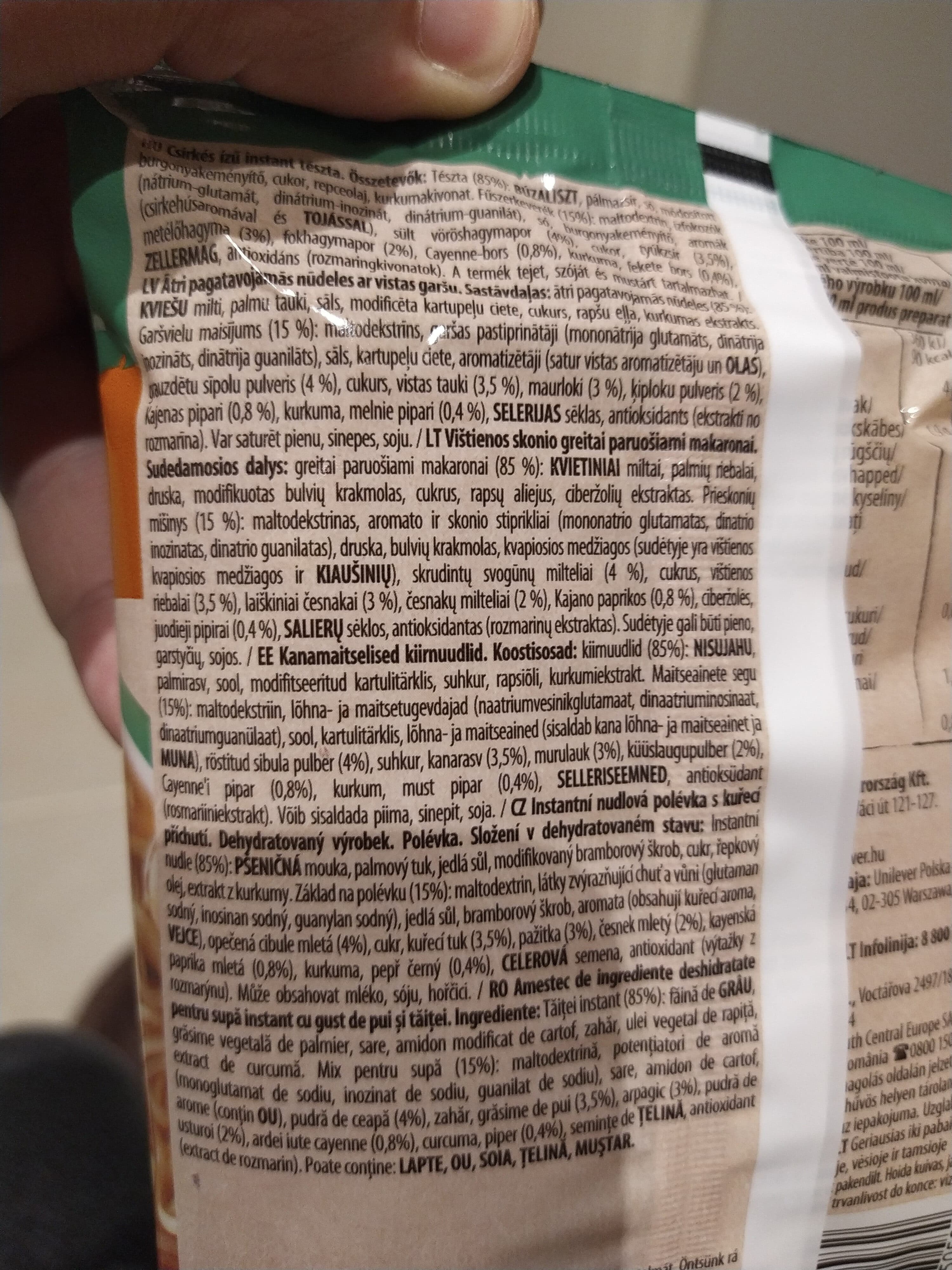 knorr Noodles Chicken Taste packshot