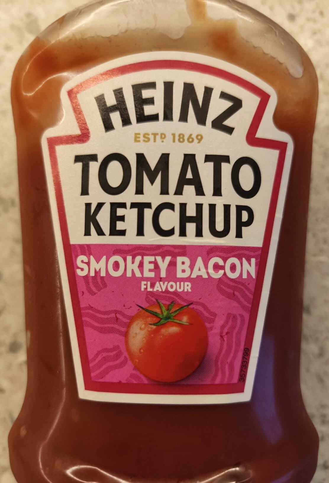 Heinz Tomato Ketchup Smoky Bacon Flavour packshot