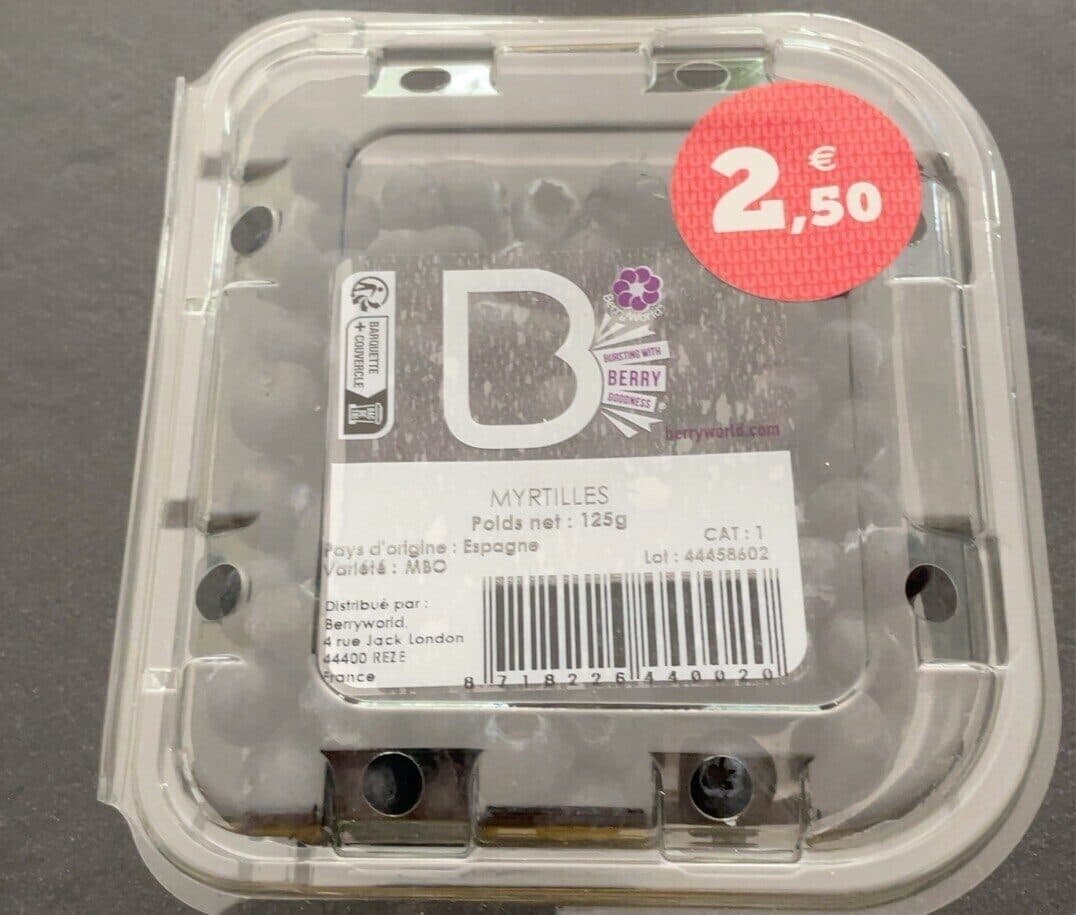 BerryWorld Amerikanskt blåbär packshot