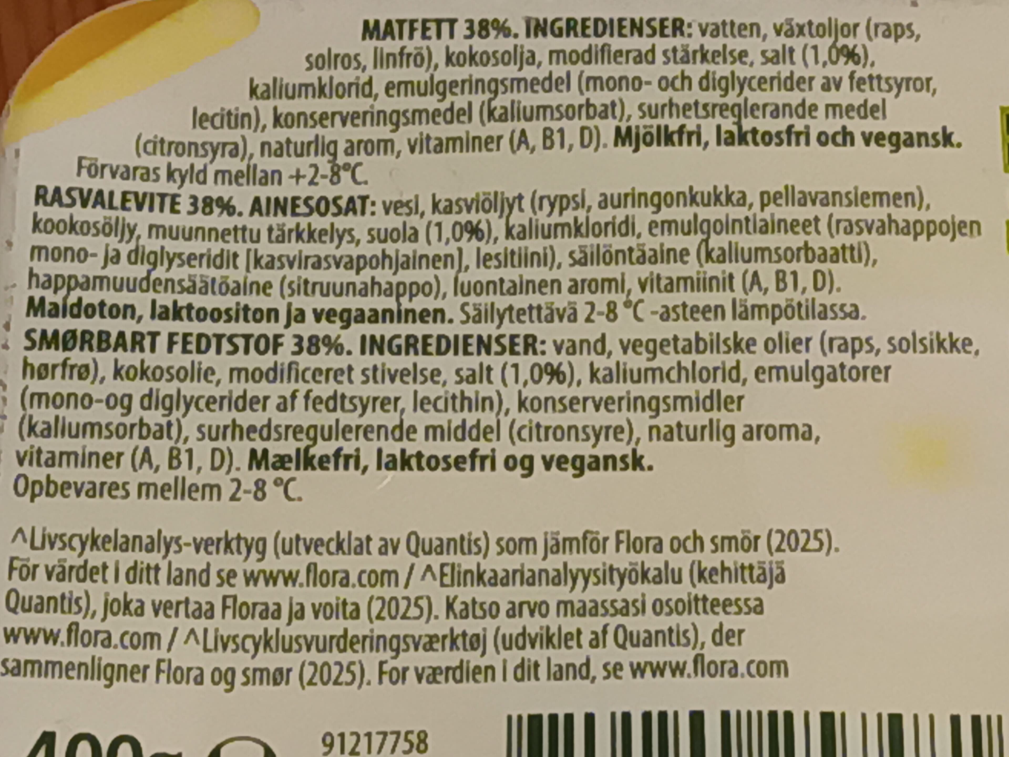 Flora Flora Kevyt packshot