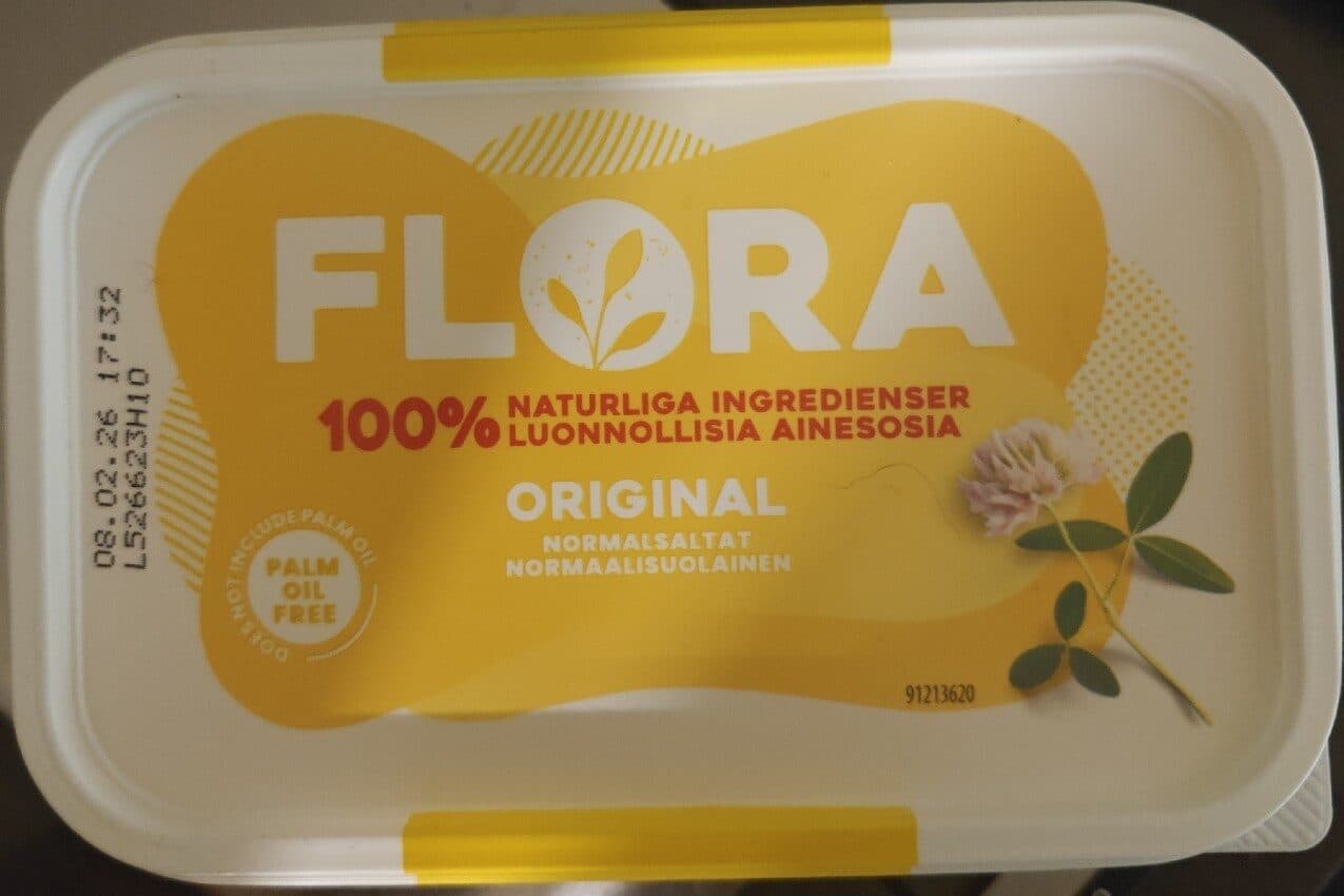 Flora Original Margariini packshot