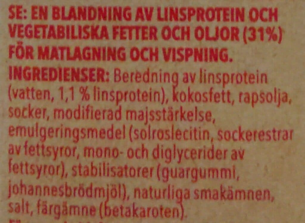 FLORA Plant cream 31% fat packshot