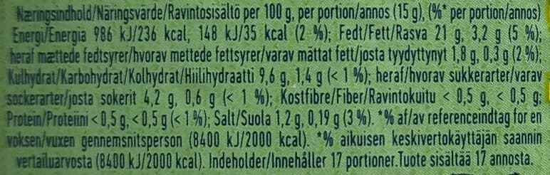 Hellmann's Avocado & lime flavour sauce packshot
