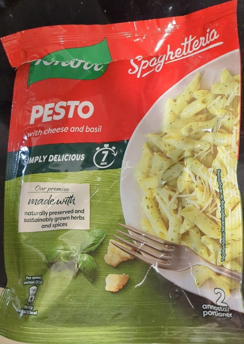 Knorr Pesto With Cheese And Basil packshot