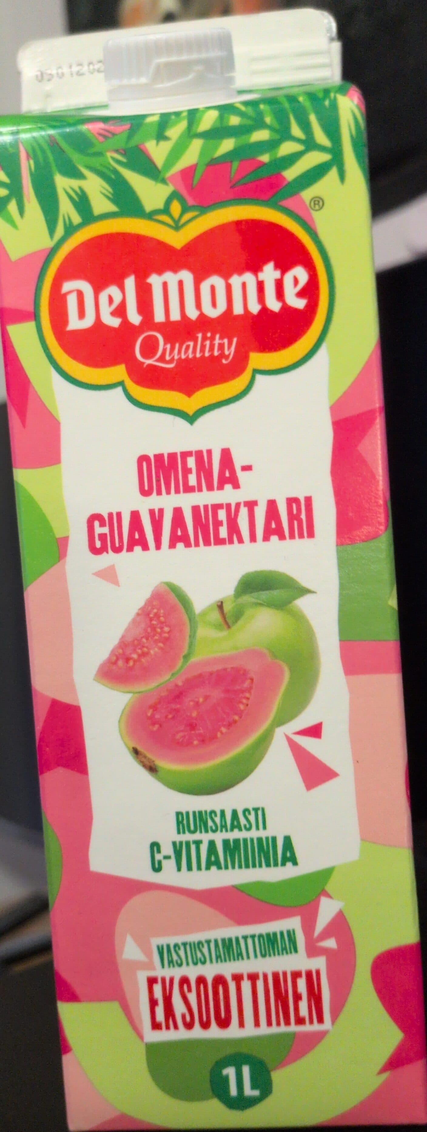 Del Monte Omena-Guavanektari mehu packshot