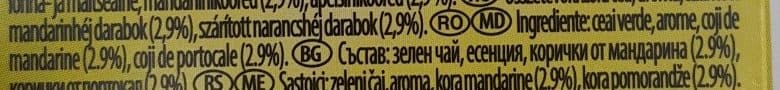 Lipton Green tea Mandarin Orange packshot