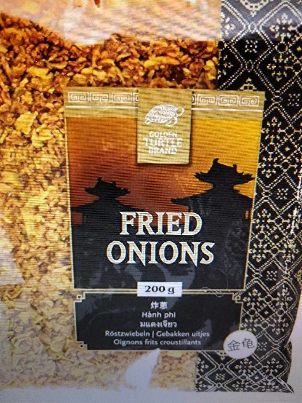 Golden Turtle Brand Fried onions packshot