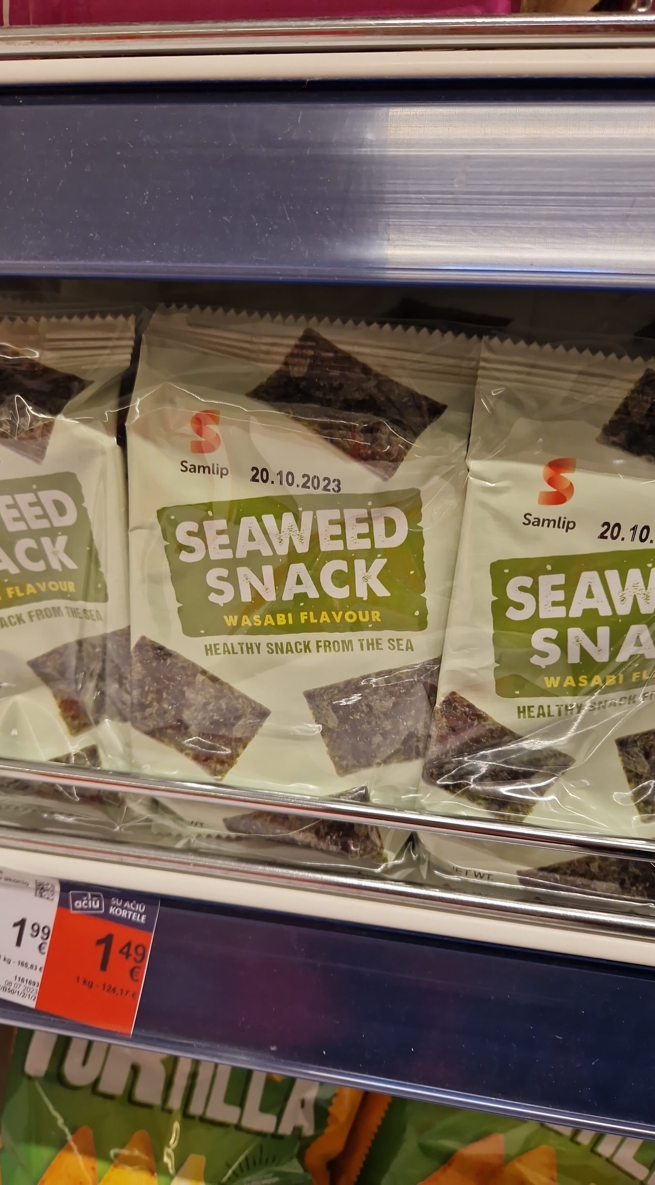 samlip Jūržolių užkandis SAMLIP, vasabio skonio packshot