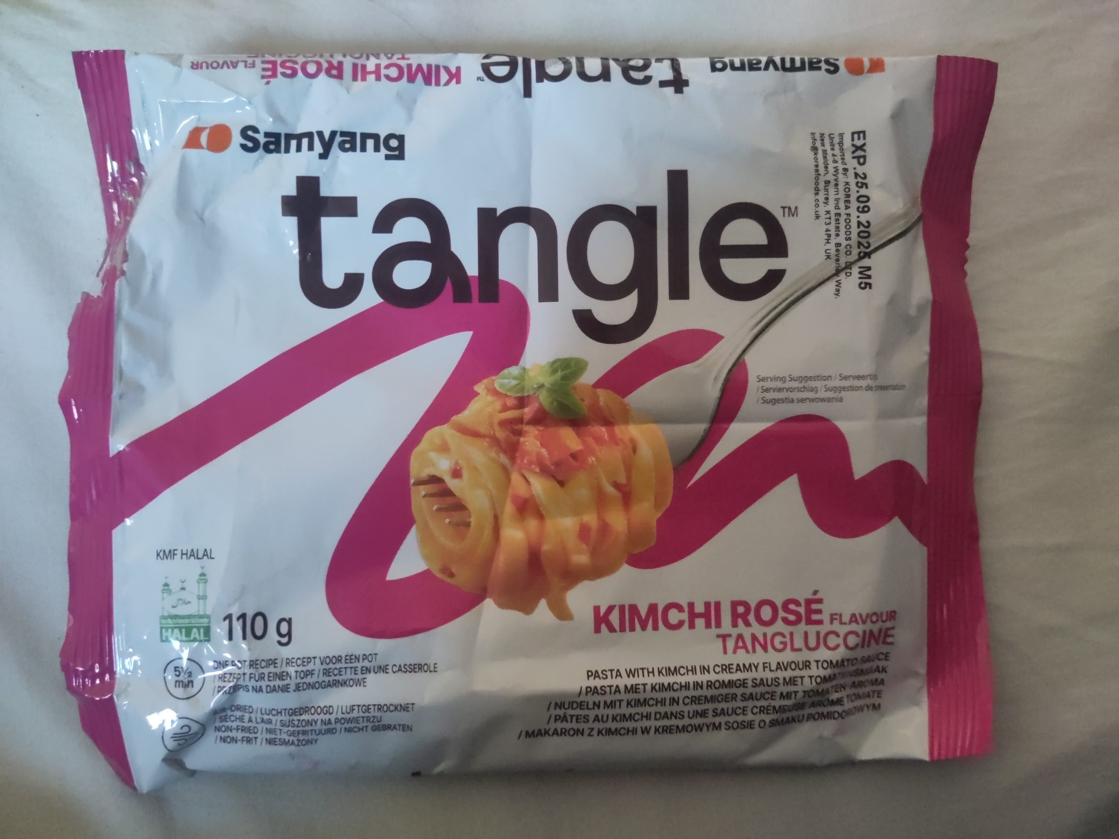 Samyang Tangle Kimchi Roseé flavour packshot