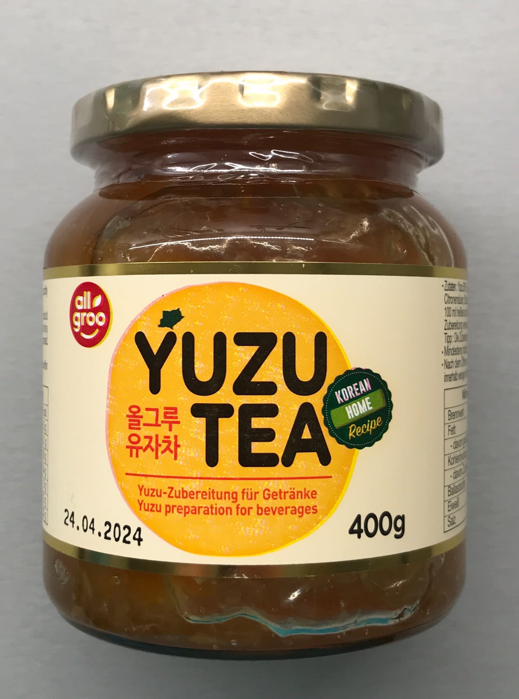 All Groo Yuzu preparation for beverages packshot