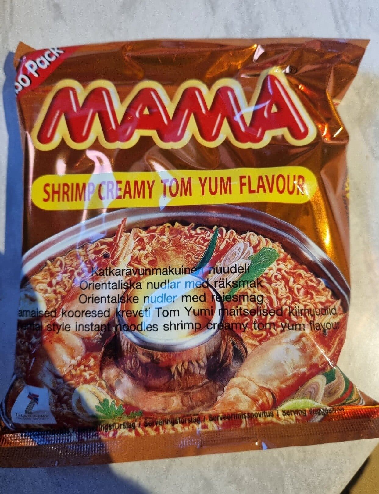 MAMA Noodle Creamy Shrimp Tom Yum packshot