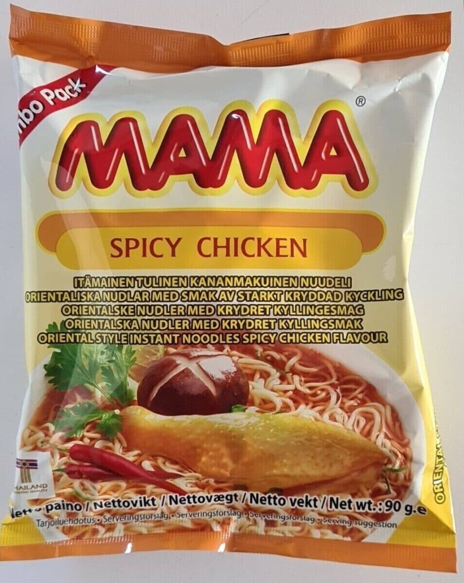 Mama Spicy Chicken Instant Noodles packshot
