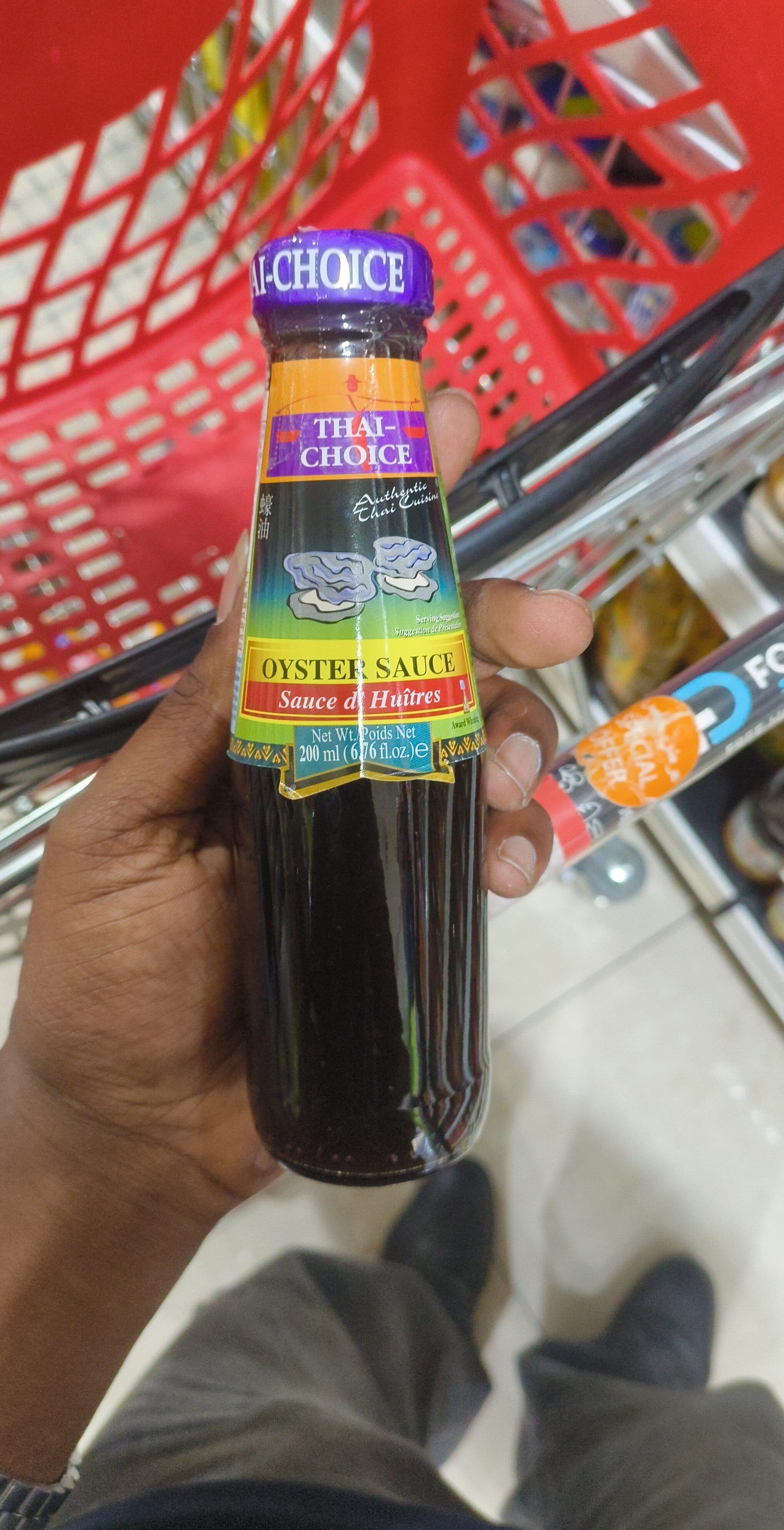 Thai choice Oyster sauce packshot