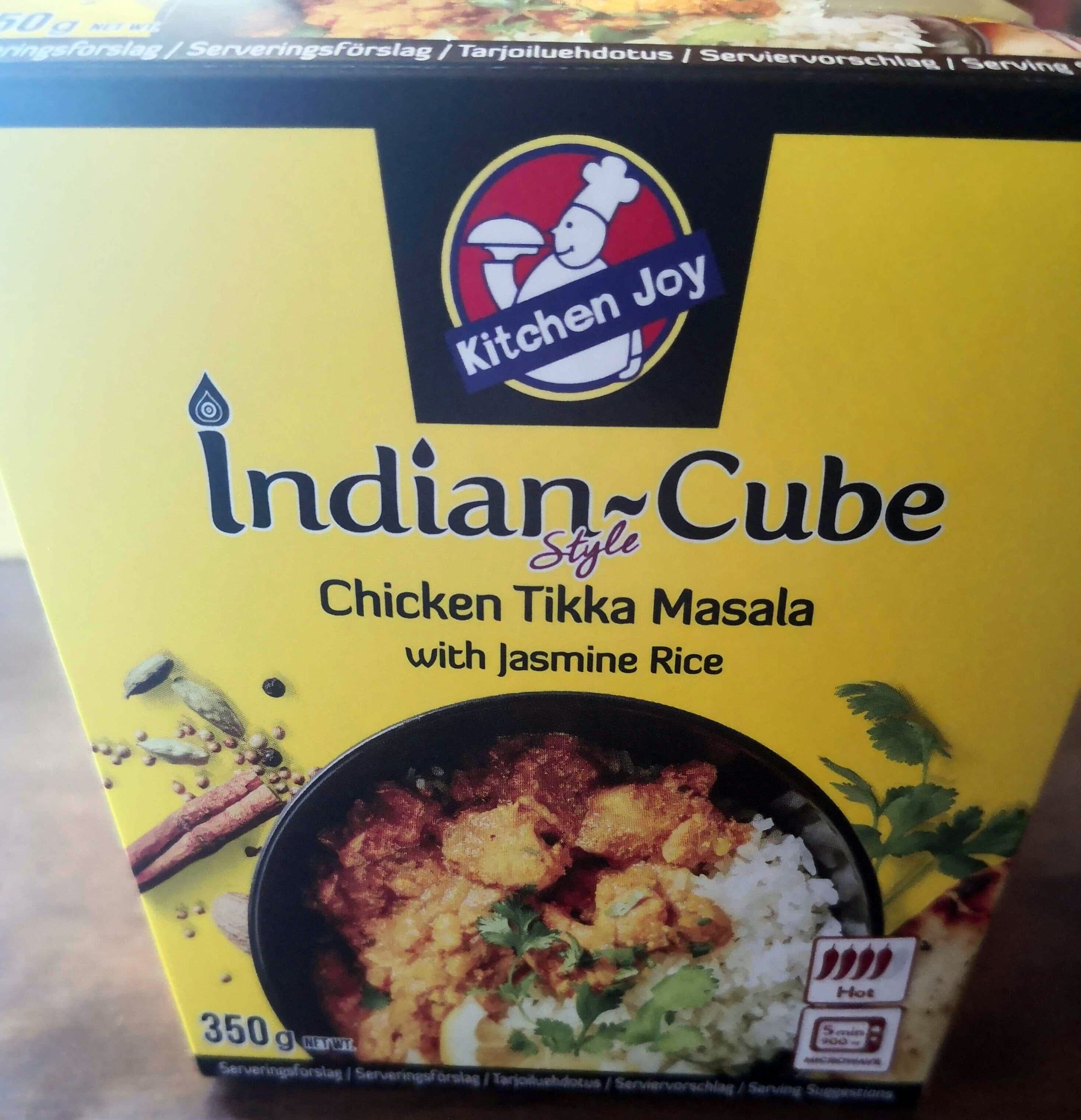 Kitchen joy Indian Cube Chicken Tikka Masala with Jasmine Rice packshot