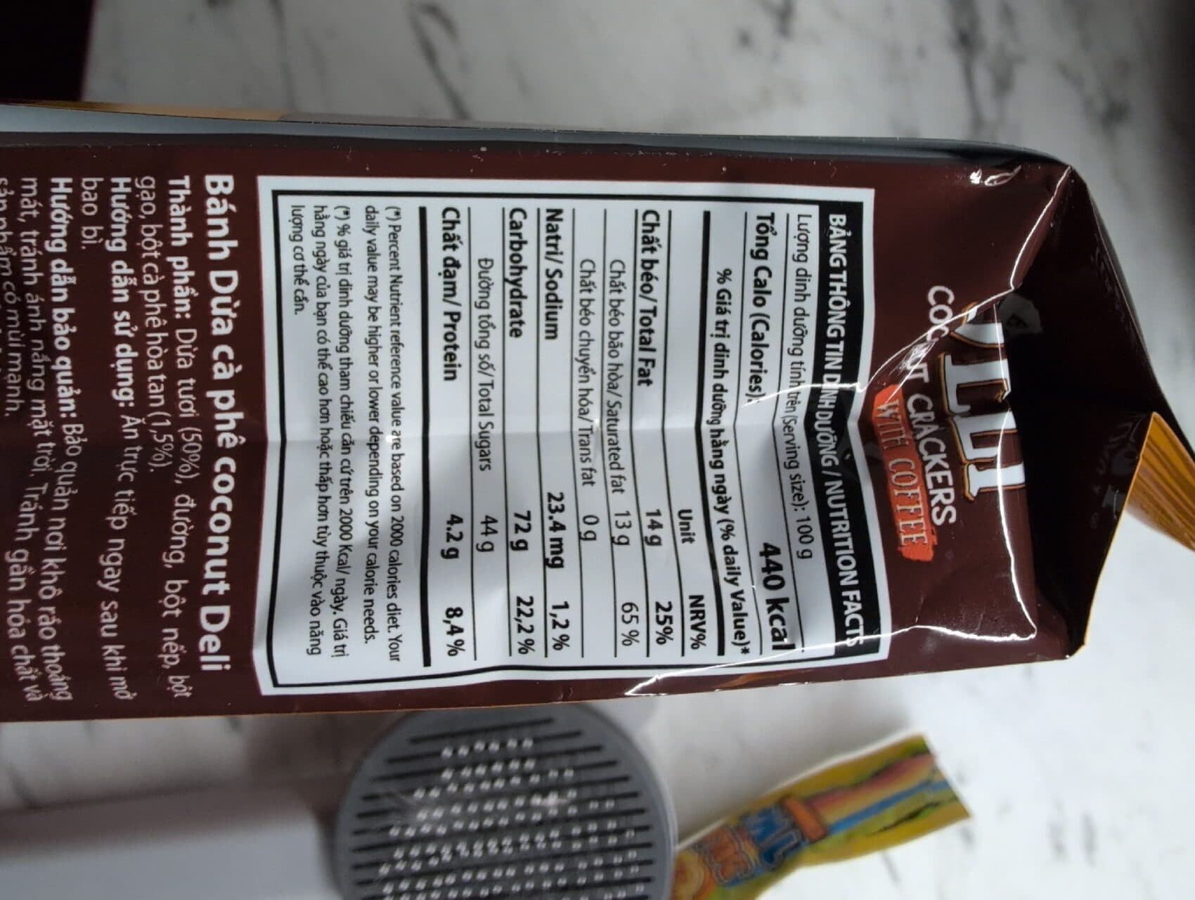 Vietnam Deli Coconut Deli Crackers With Coffee packshot