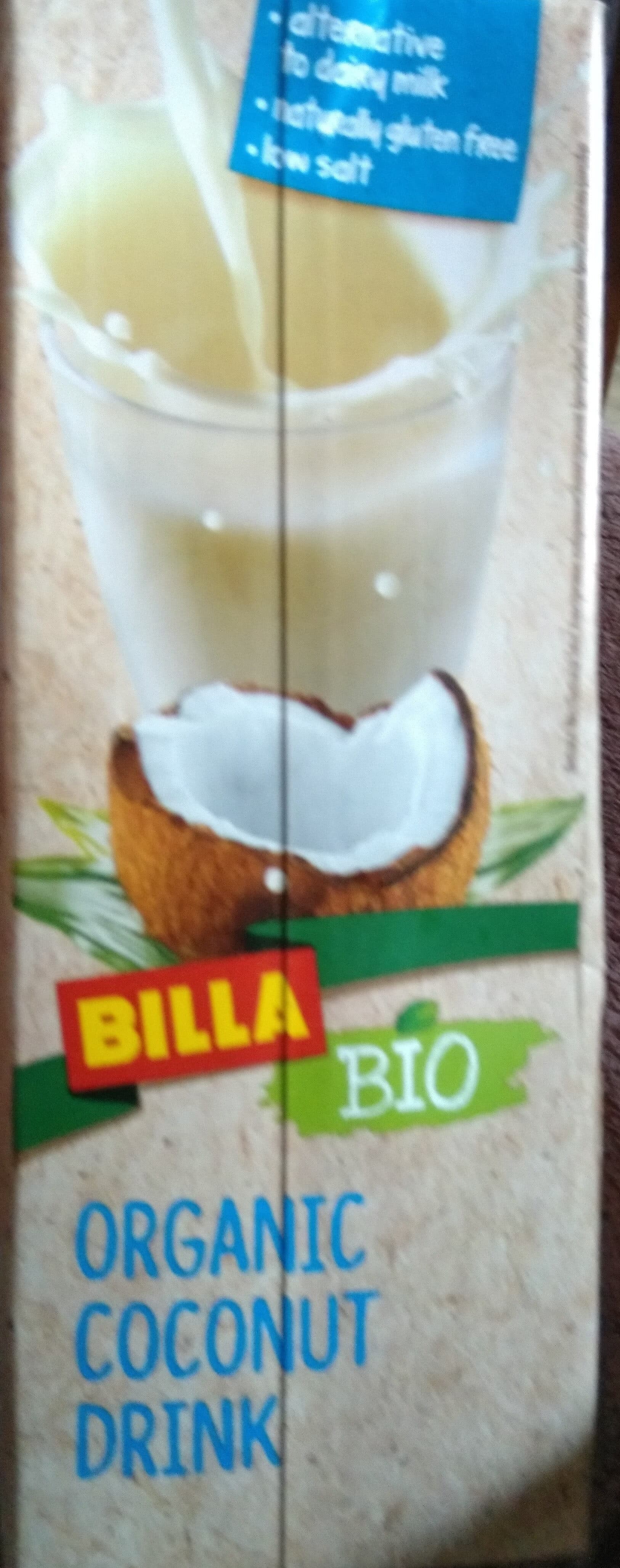 Billa Bio Ekologiškas kokosų gėrimas packshot