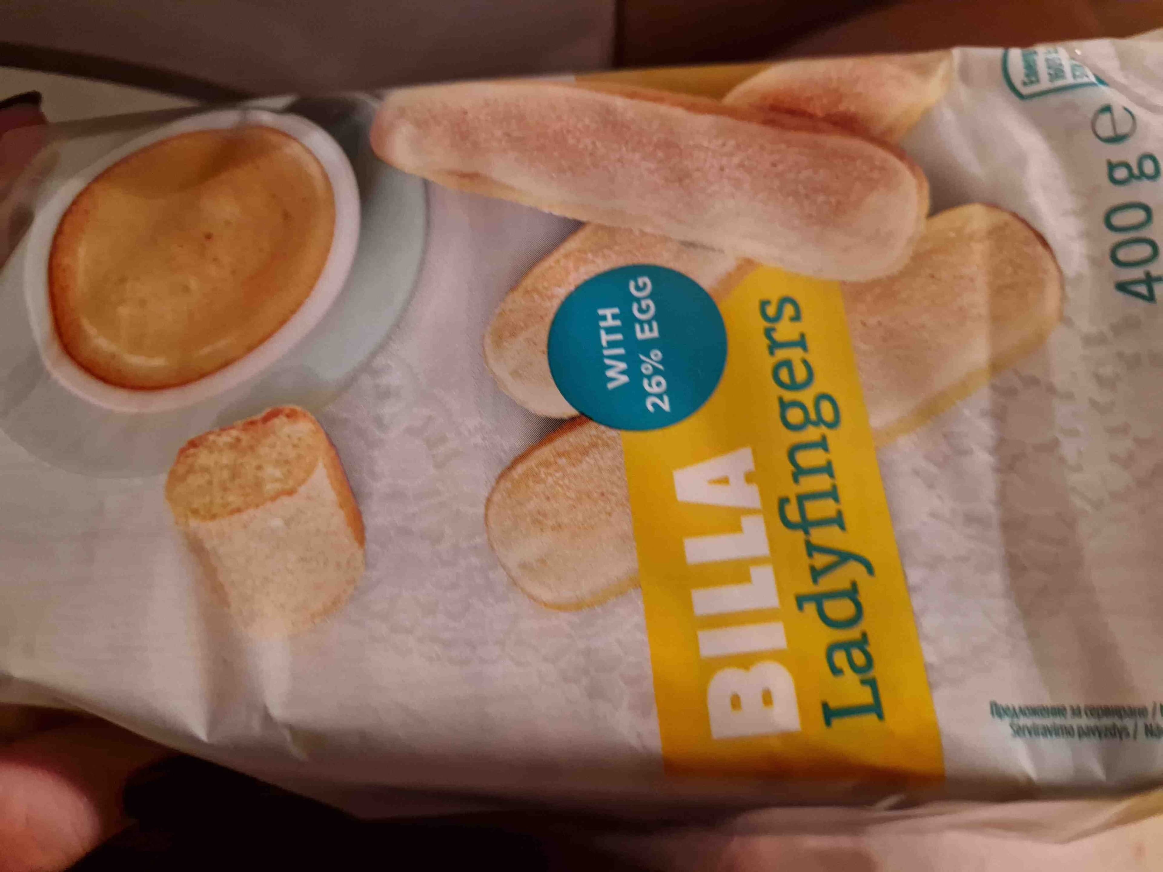 Billa Ladyfinger cookie packshot