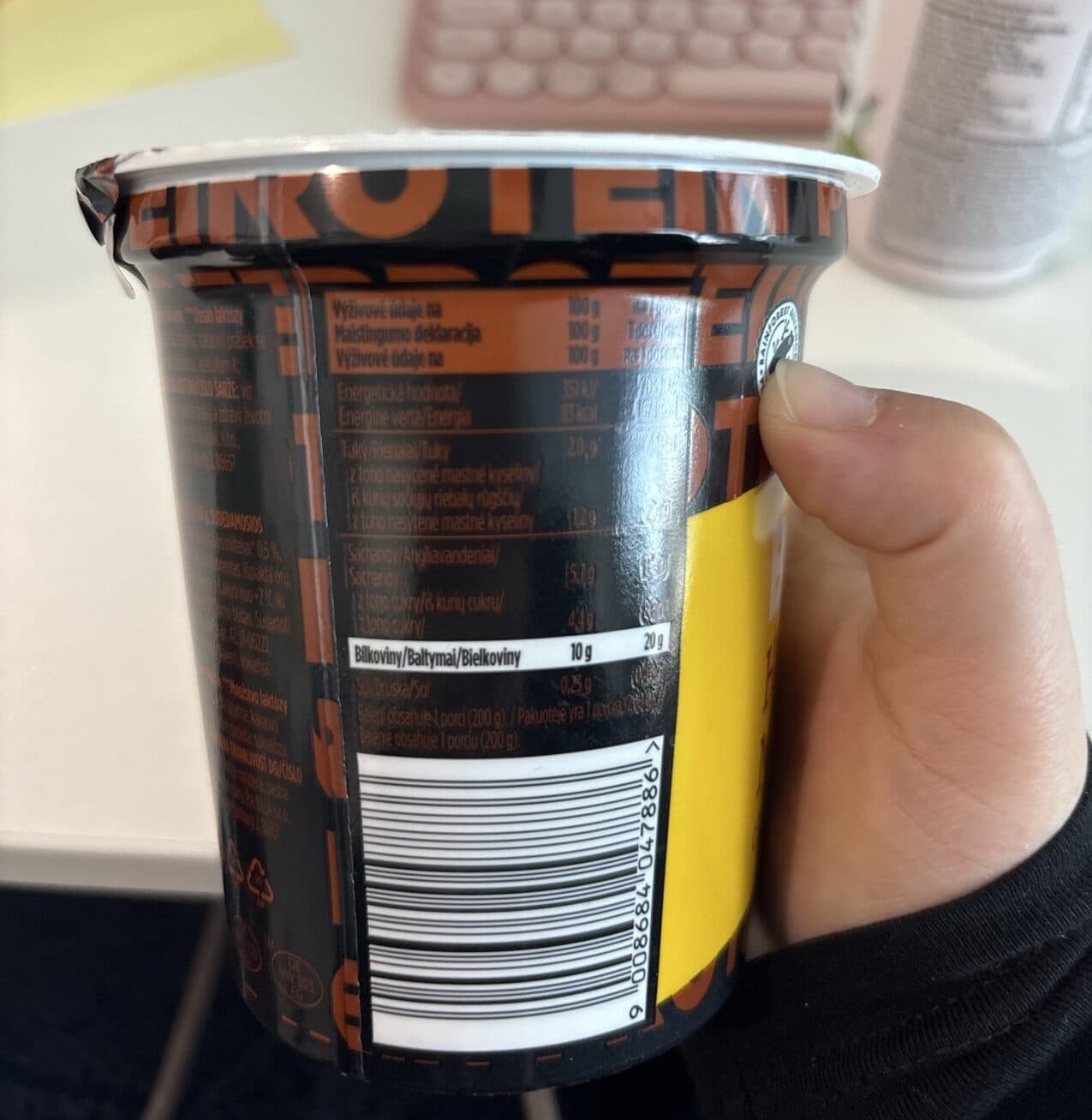 Billa High Protein Chocolate Mousse packshot