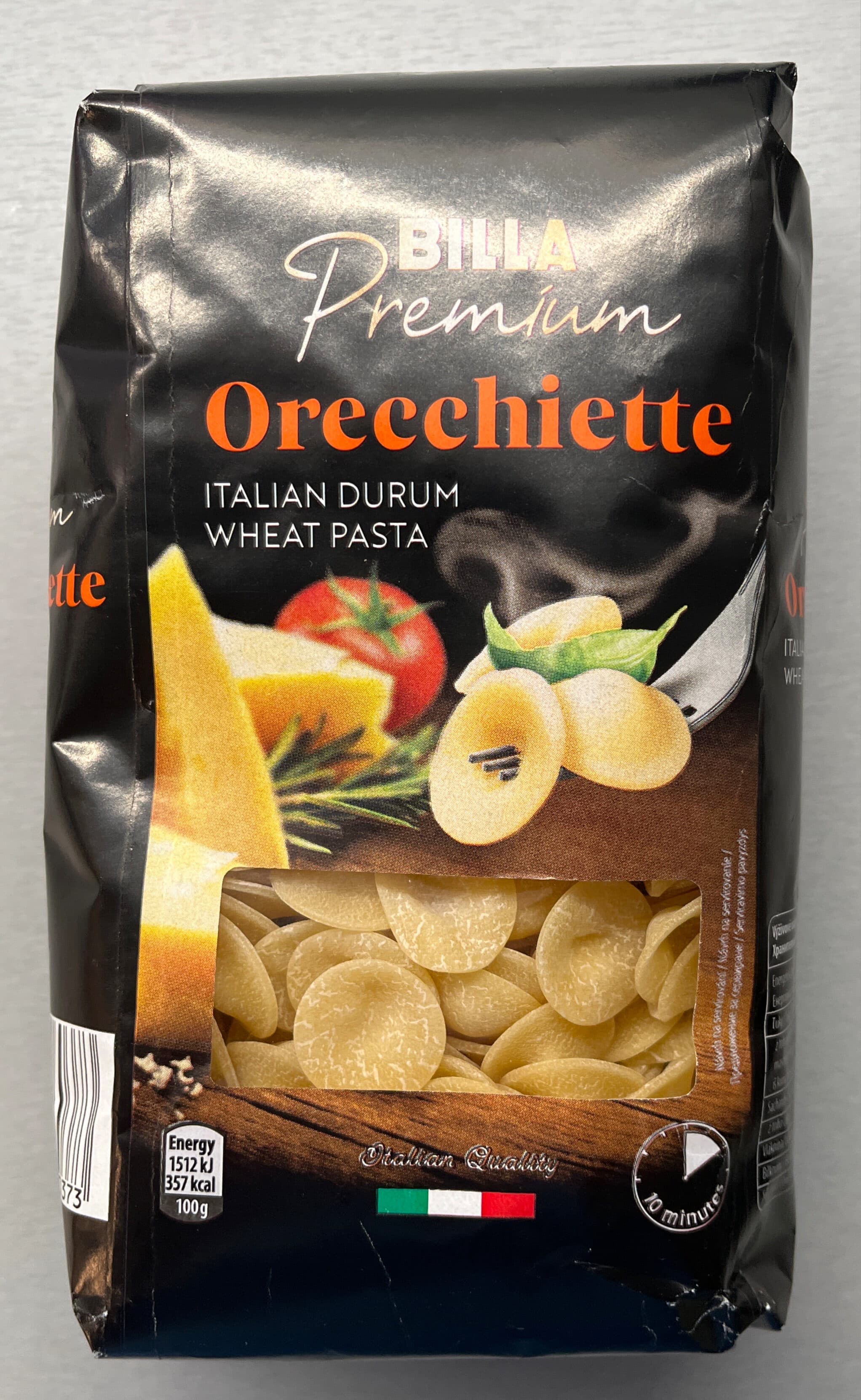 Billa Těstoviny packshot