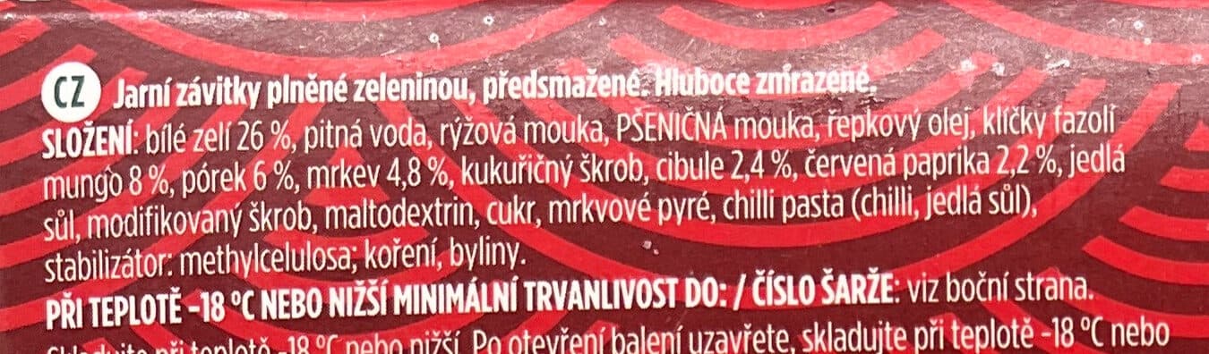 Billa Mini jarní závitky packshot
