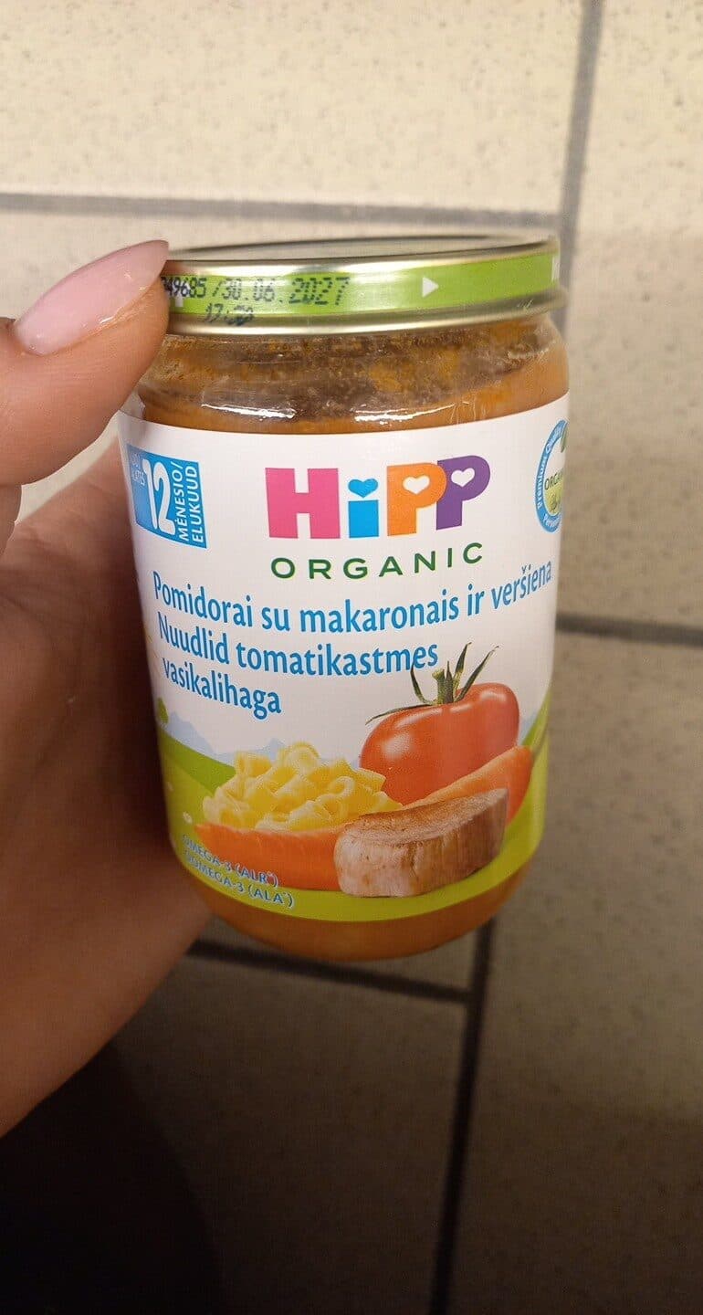 Hipp Hippy pomid padaže su veršiena 220g. packshot