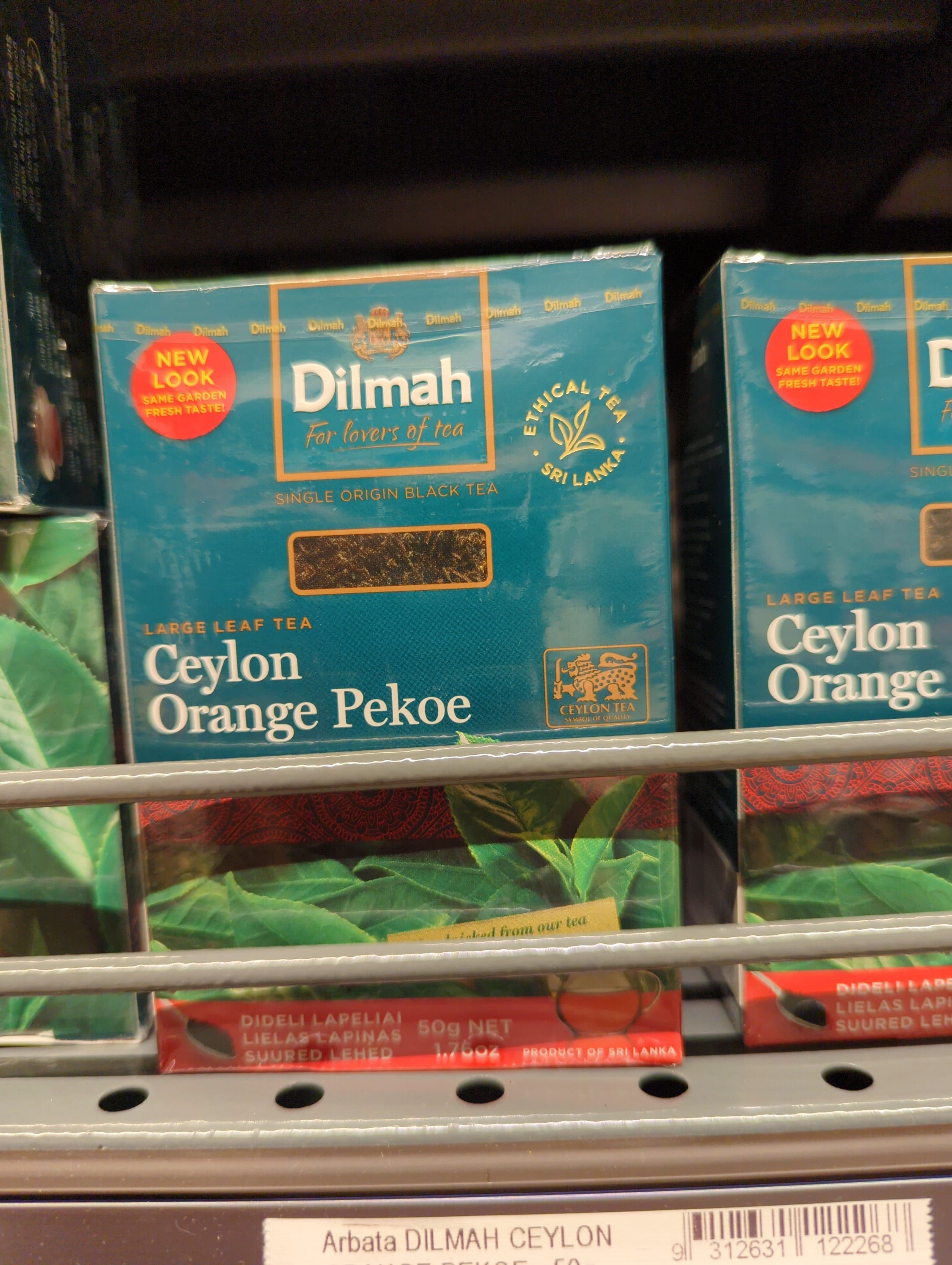 Dilmah product packshot