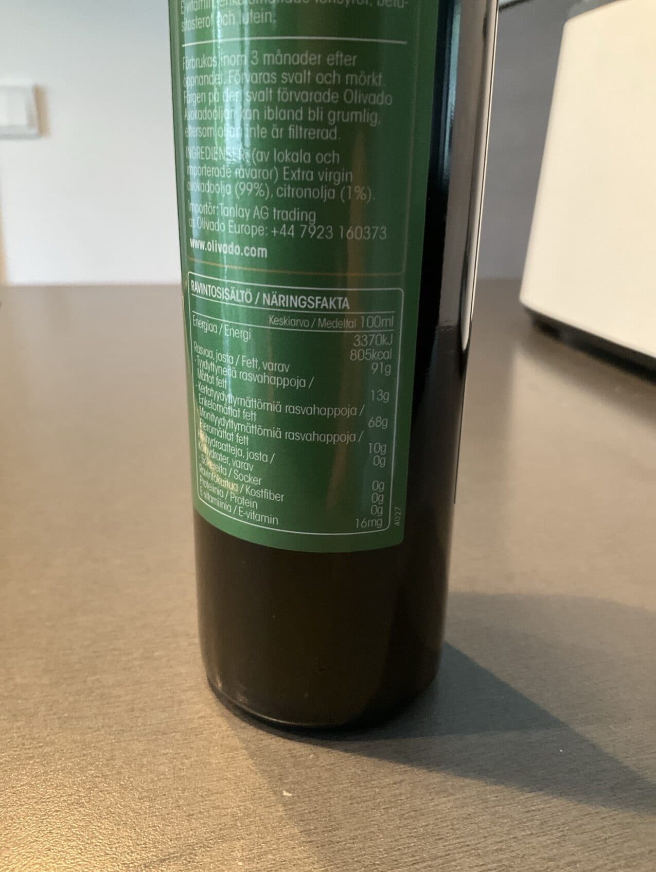 Olivado Extra Virgin Avocado Lemon Zest packshot