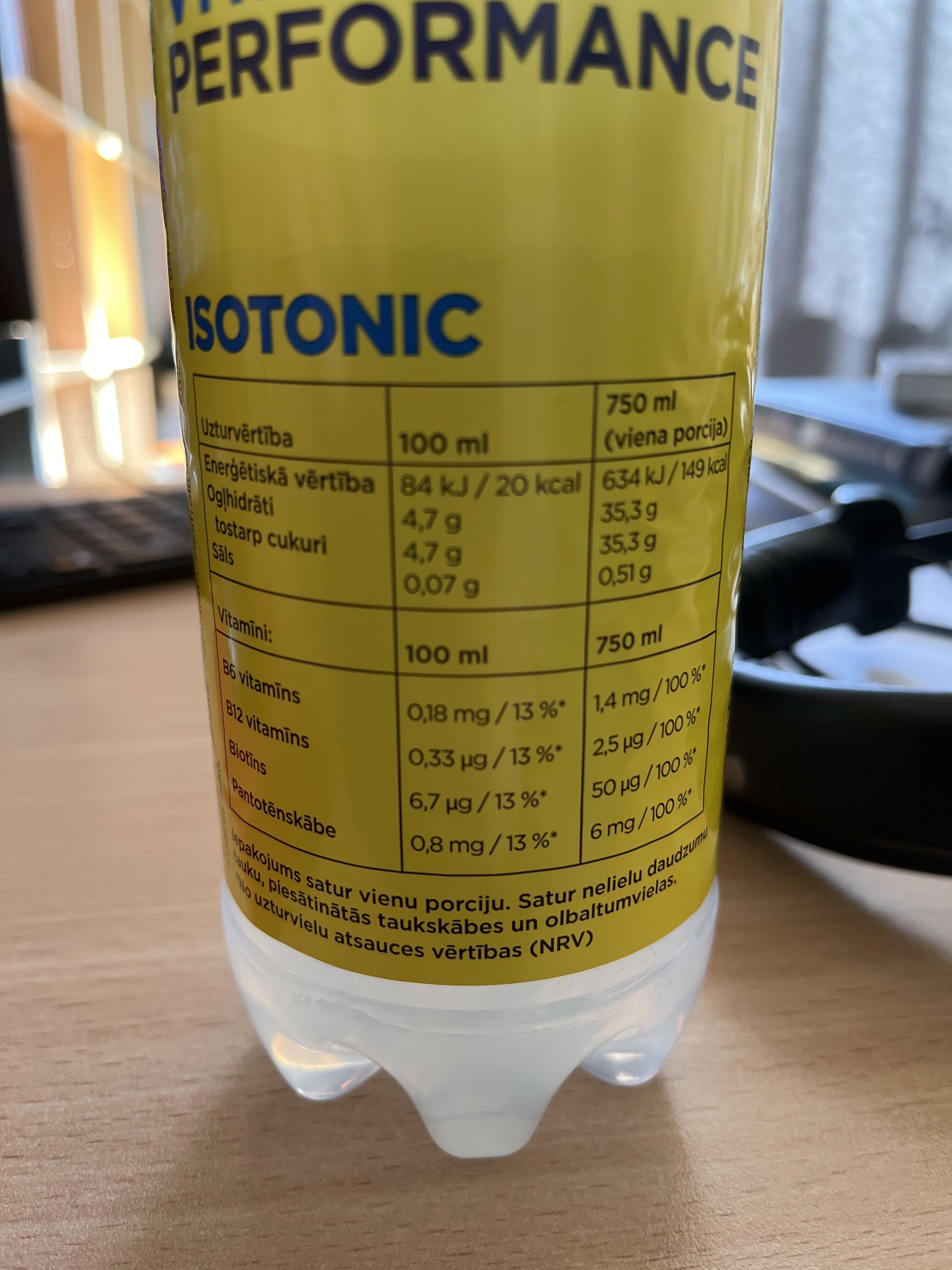 Vitamin Performance Isotonic 9756149006496 packshot