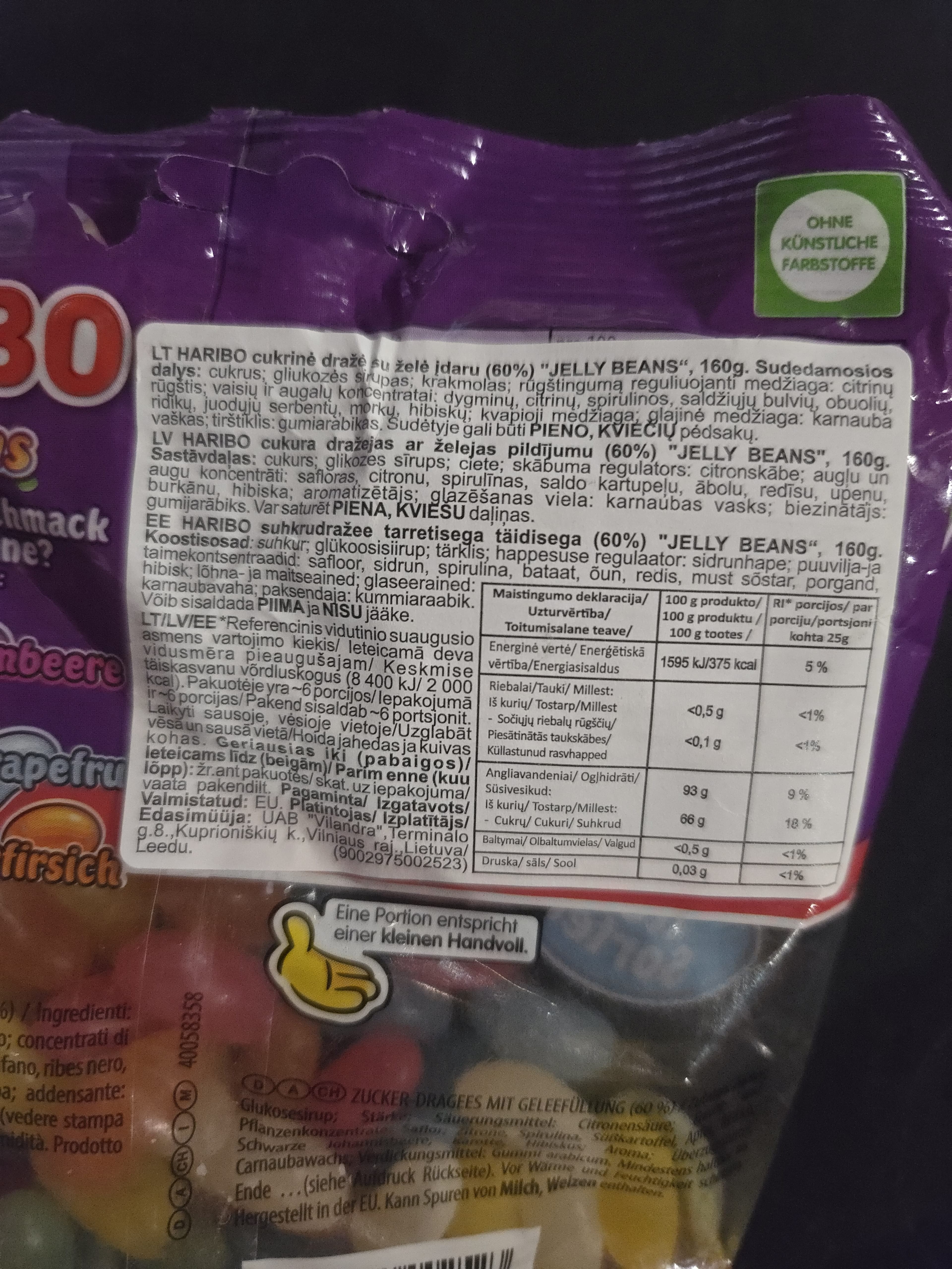 Open Food Facts 0476977397465 packshot