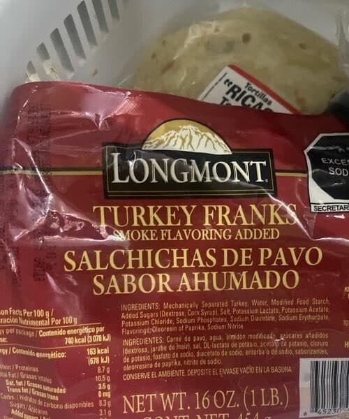 Longmont Salchichas de pavo packshot