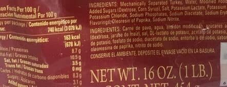 Longmont Salchichas de pavo packshot