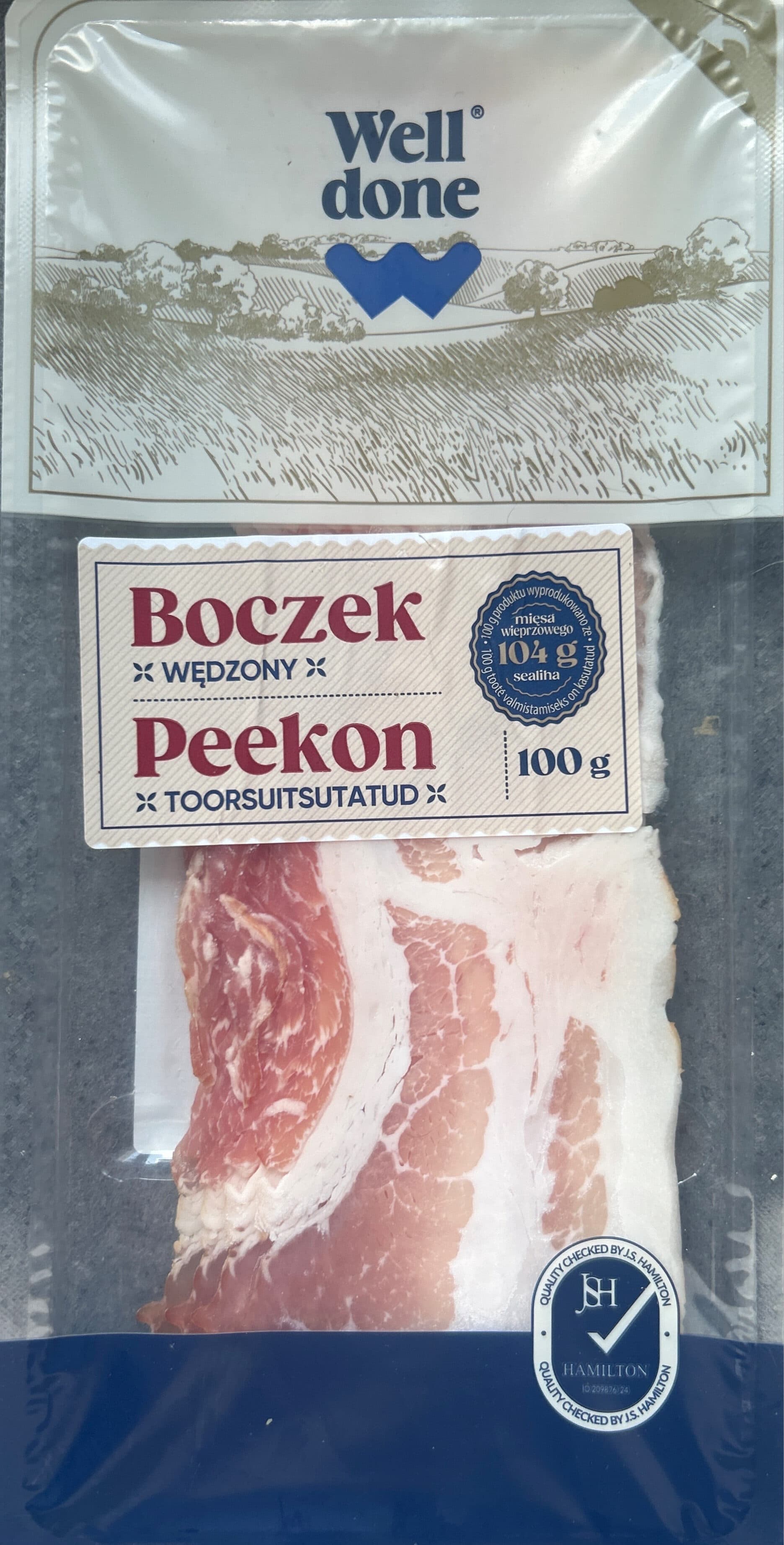 Well Done Bacon packshot