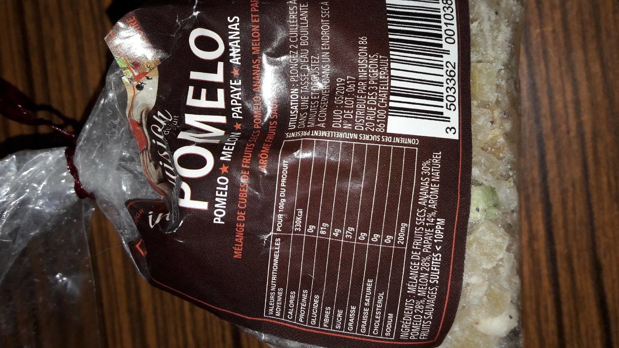 Open Food Facts Pomelo packshot