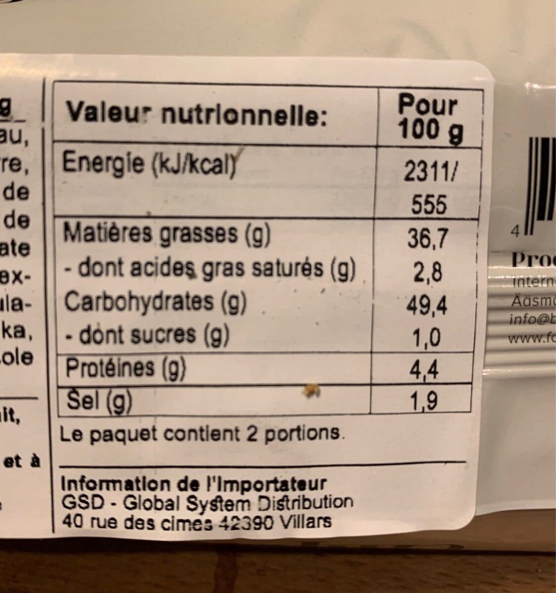 Open Food Facts Chilly & Lime packshot