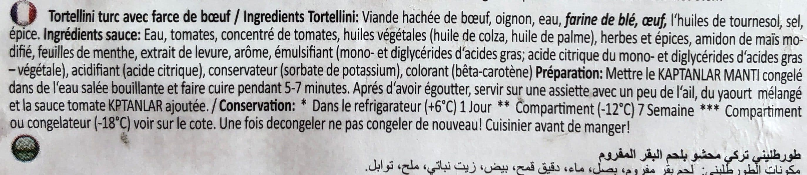 Open Food Facts Kiymali Manti packshot