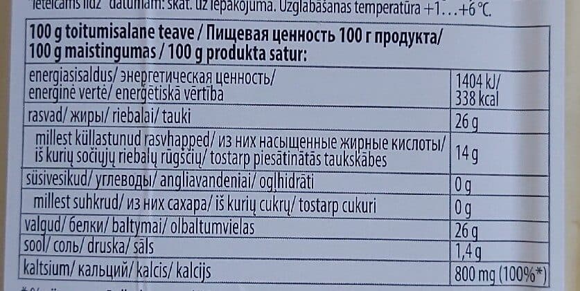 Valio siers Atleet packshot