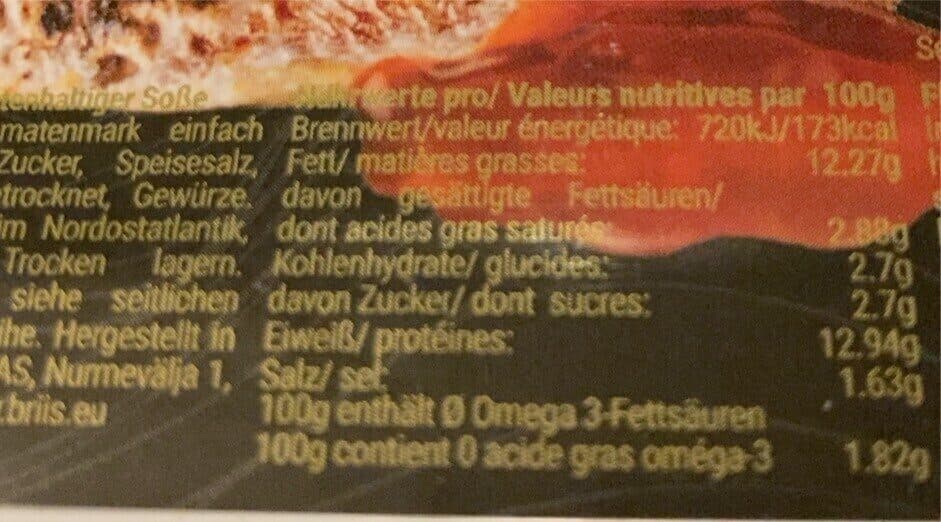 Open Food Facts Шпроты гриль в томатном соусе packshot