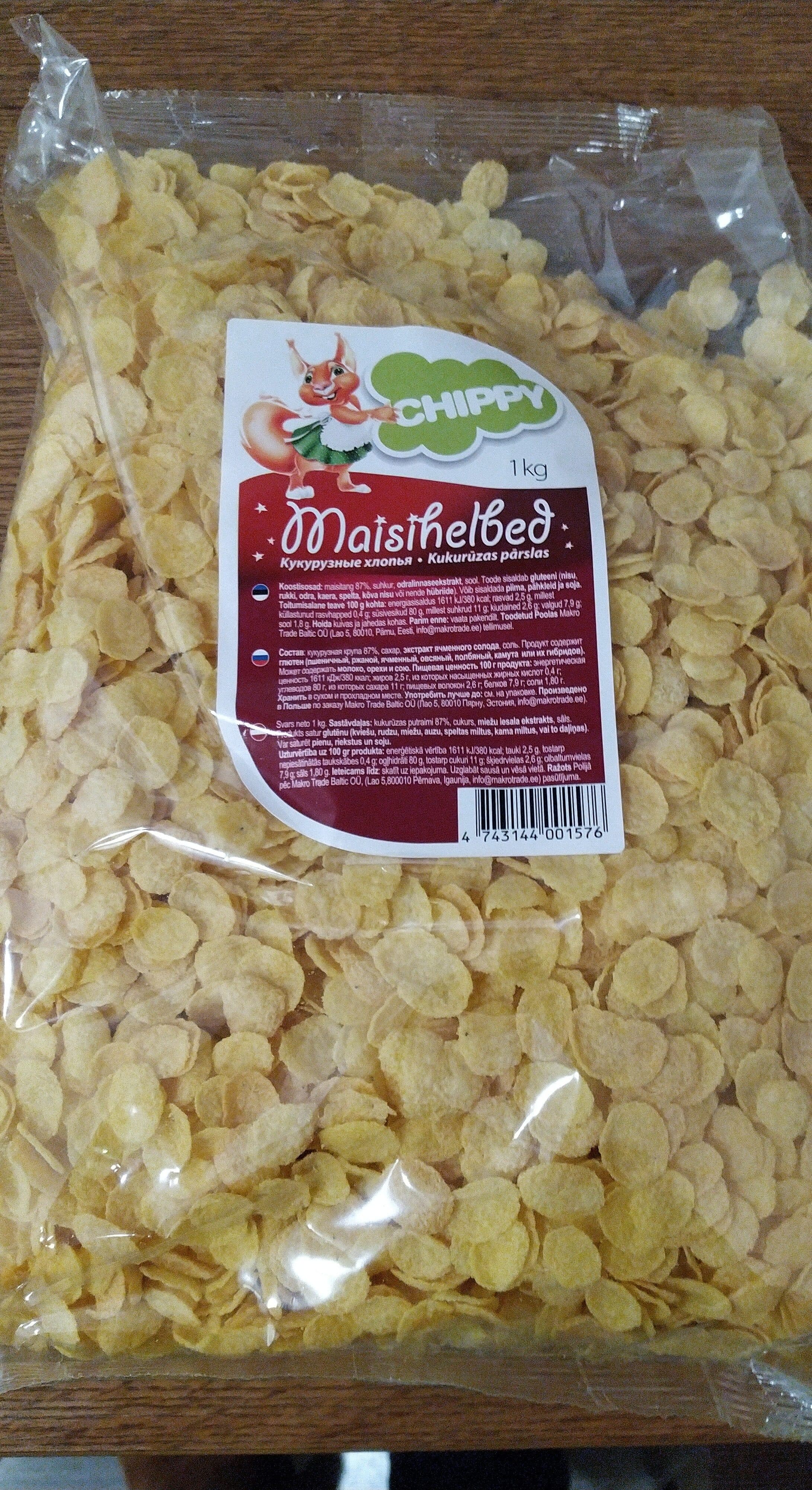 Chippy Maisihelbed packshot