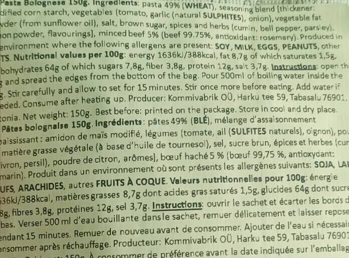 Open Food Facts 4745090392289 packshot