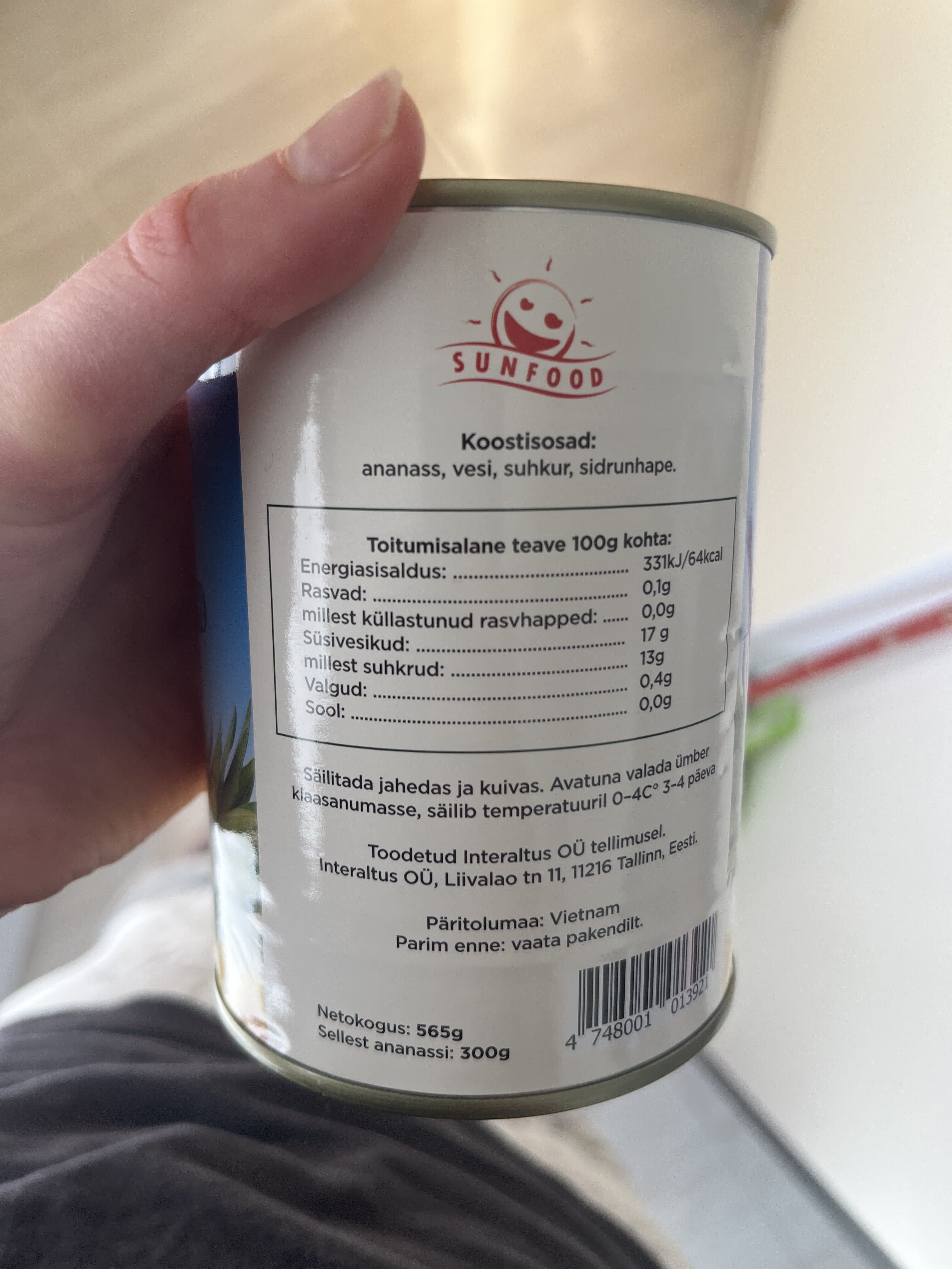 Open Food Facts 4748001013921 packshot