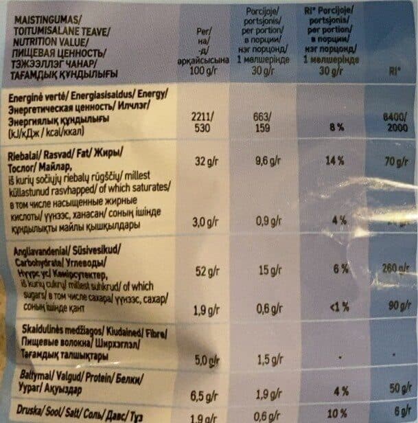 Open Food Facts Chips Sour cream & chives packshot