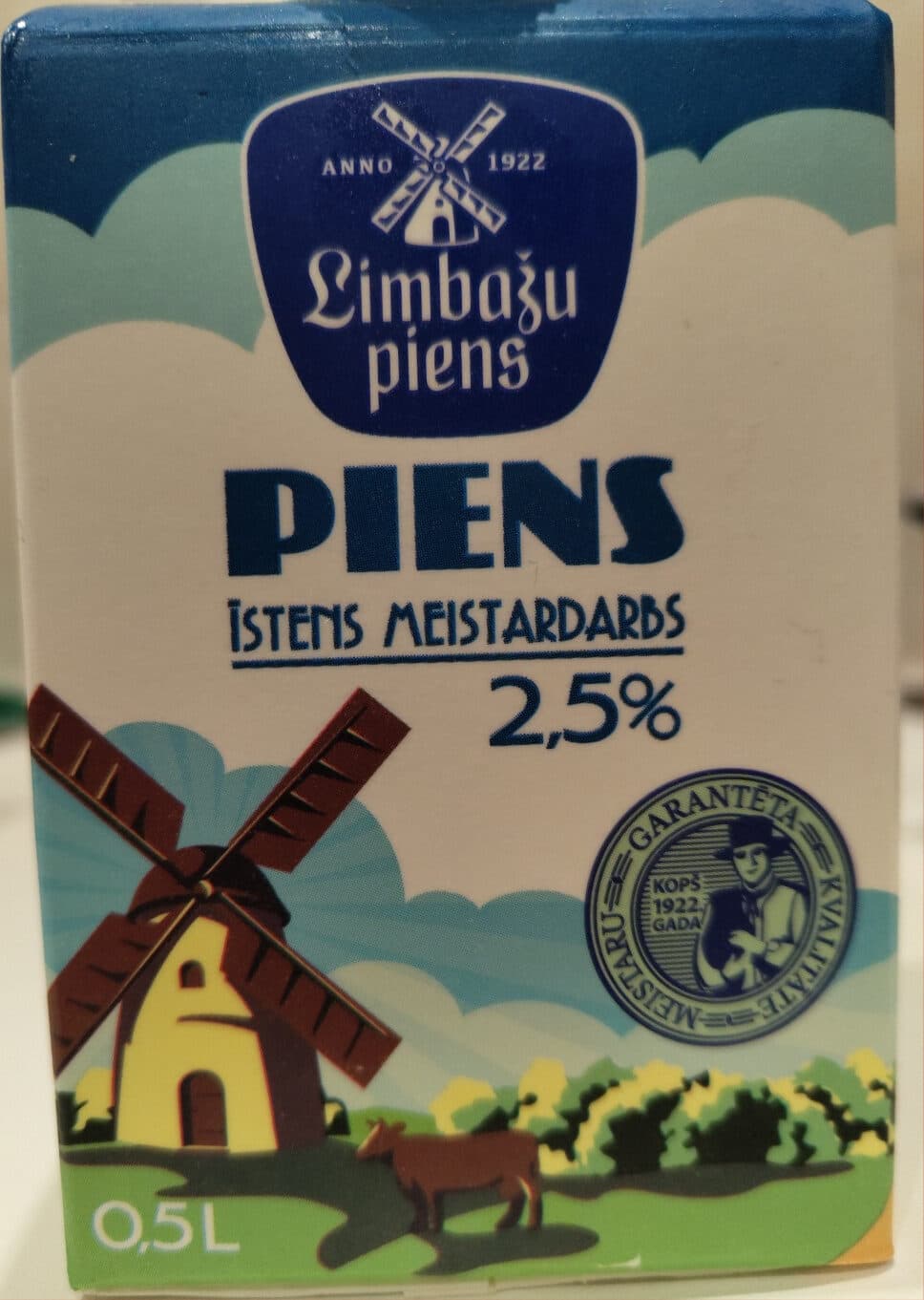 Limbažu piens piens Limbažu 0.5l packshot